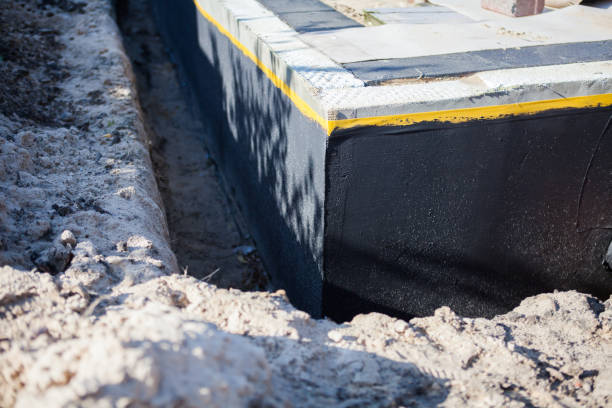 Professional Wet Basement Repair technician working in Oakford, IN